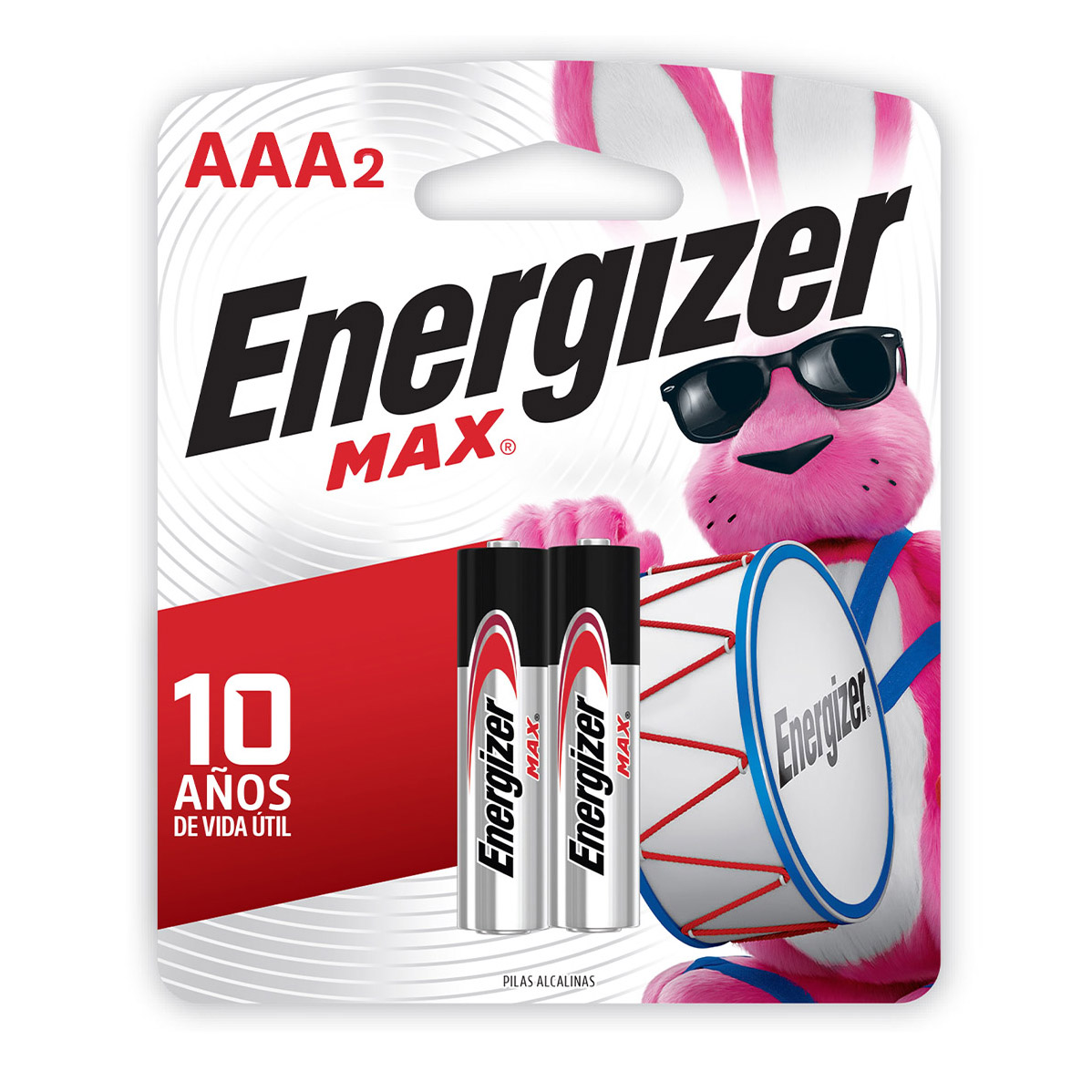 2 x Pilas AAA alcalinas Energizer MAX