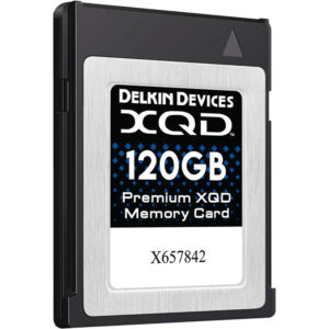 Memoria XQD Premium Delkin Devices 120 GB, PCIe 2.0, 440 MB/s