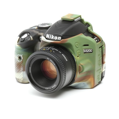 Carcasa easyCover Nikon D3200, Camuflaje + Mica