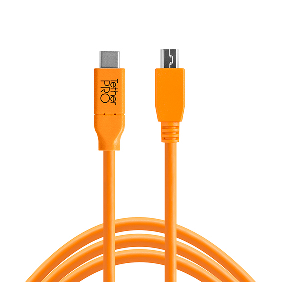 Cable Tether Tools TetherPro USB-C a Micro-USB 2.0 Tipo-B 5-Pin, 4.6 metros (5)