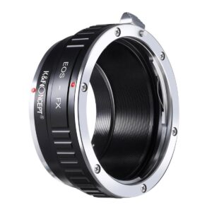 Adaptador manual K&F Concept EOS-FX, lentes Canon EF / EFS en cámaras Fujifilm X