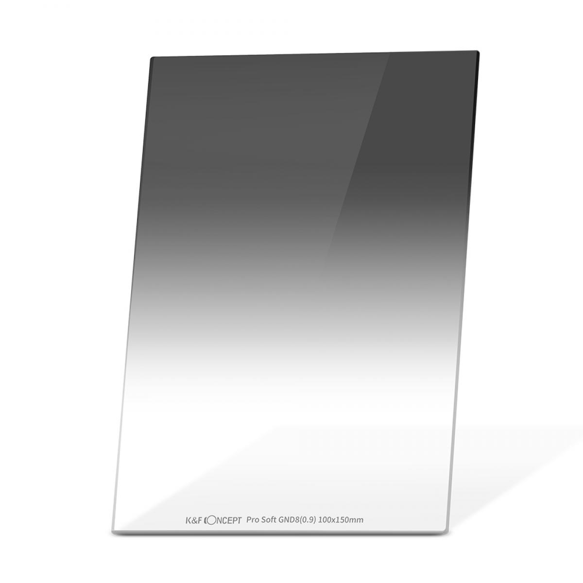 Filtro rectangular K&F Concept GND8 (3 pasos) de 100x150x2mm, cambio suave
