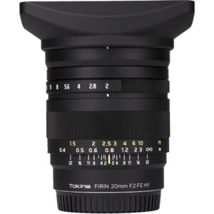 Lente para cine Tokina Firin 20mm F2 FE MF, Manual Focus, para Sony E