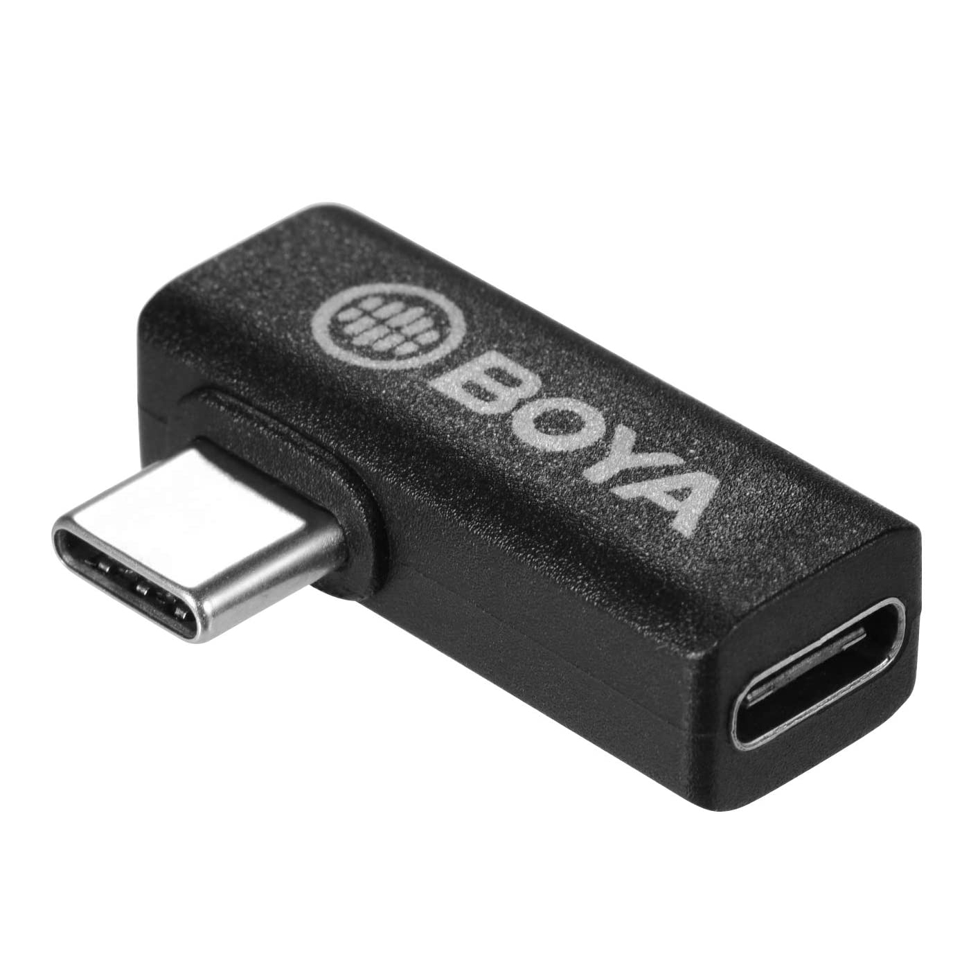 Adaptador en ‘L’ Boya BY-K5, USB-C Macho a USB-C Hembra