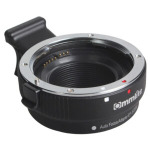 Adaptador automático Commlite CM-EF-EOSM, lentes Canon EF en cámaras Canon M