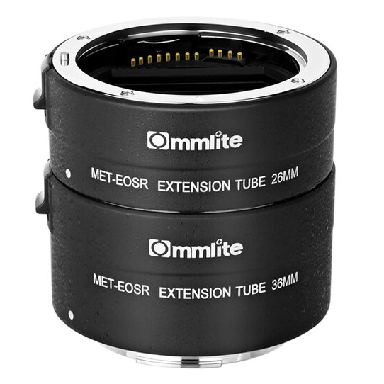 Tubos de extensión Commlite CM-MET-EOS R para Canon montura RF