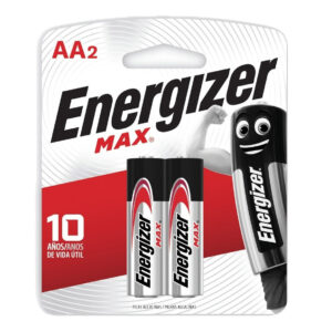 2 x Pilas AA alcalinas Energizer MAX