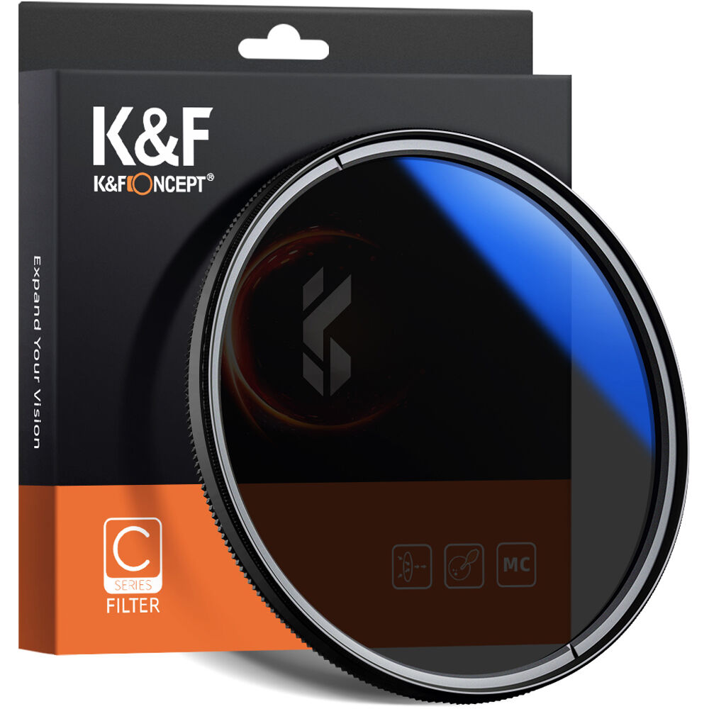 Filtro K&F Concept Circular Polarizado MC CPL Blue Coat Slim 72mm