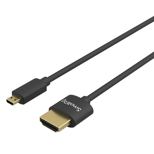 Cable ultraligero SmallRig 3042 HDMI macho a Micro HDMI macho, 35cm