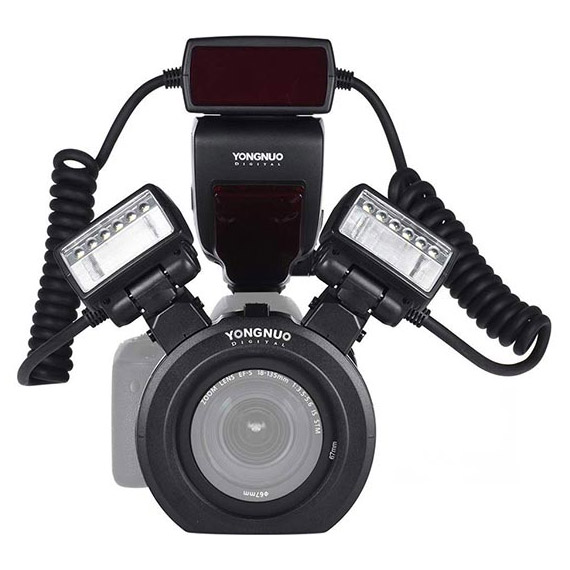 Twin Flash Macro Anular Yongnuo YN24EX TTL para Canon