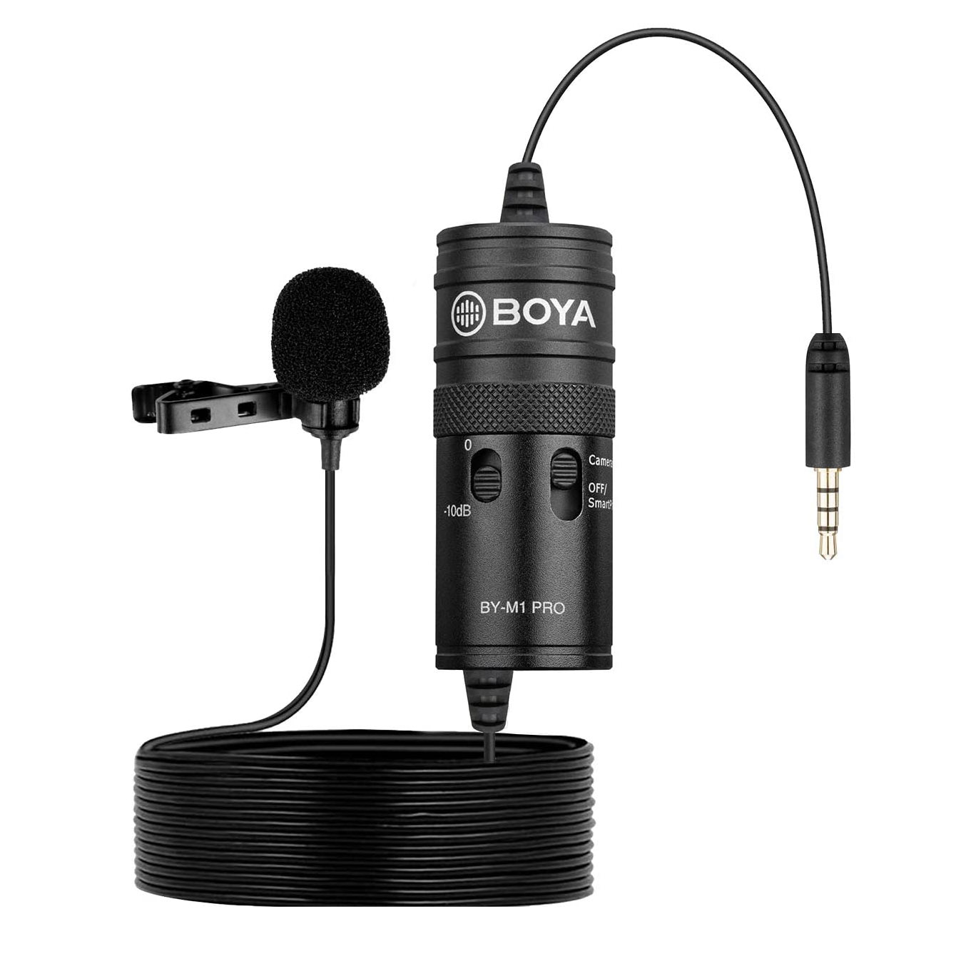 Micrófono corbatero doble omni direccional Boya BY-M1DM - FotoAcces