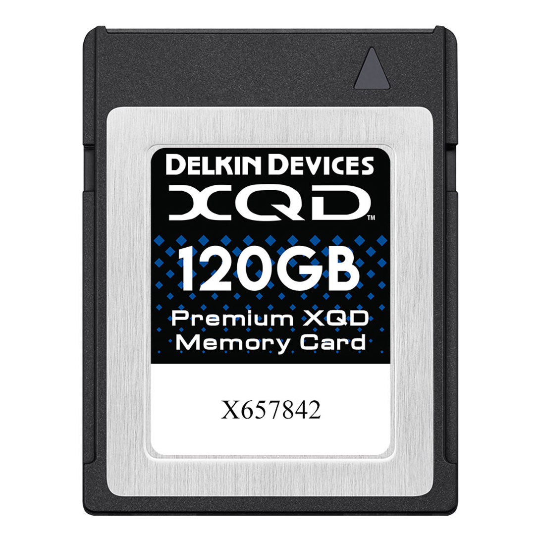 Memoria XQD Premium Delkin Devices 120 GB, PCIe 2.0, 440 MB/s