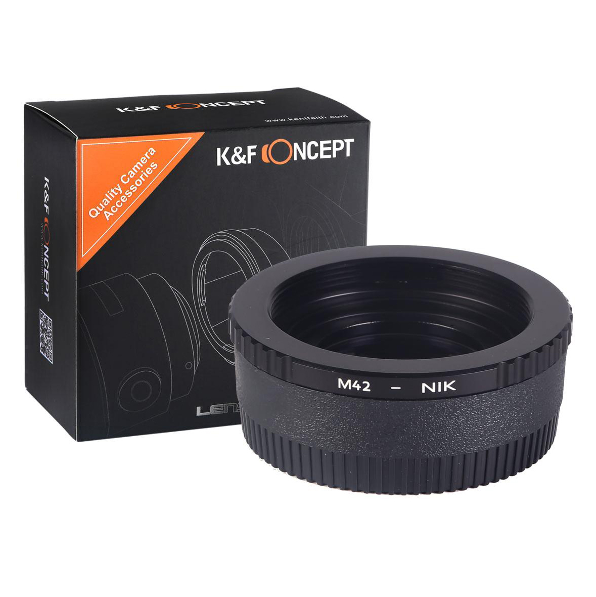Adaptador manual K&F M42-NIK, lentes M42 en cámaras Nikon F