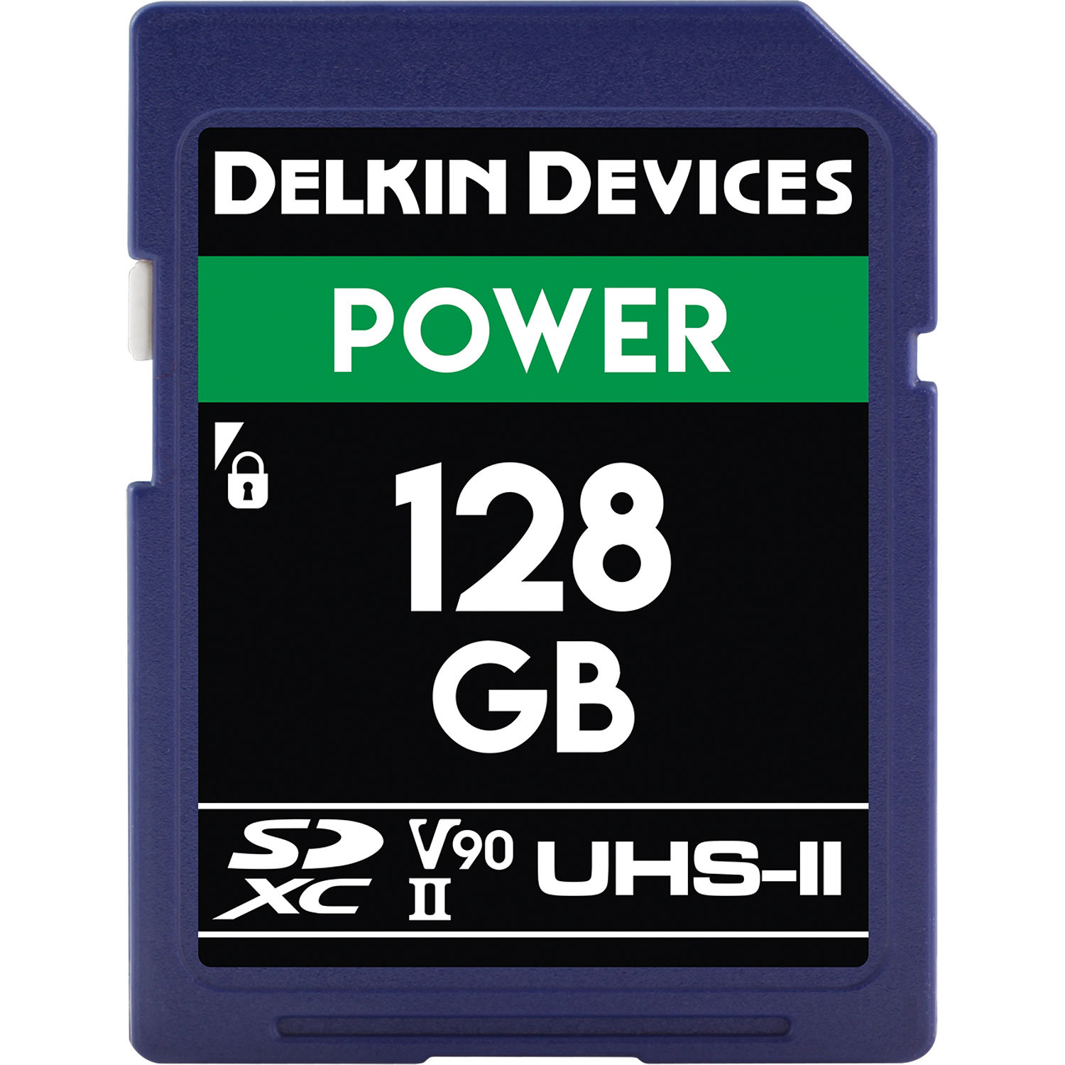 Memoria SD Delkin Devices 128 GB POWER UHS-II SDXC, V90, U3, Class 10, 300 MB/s