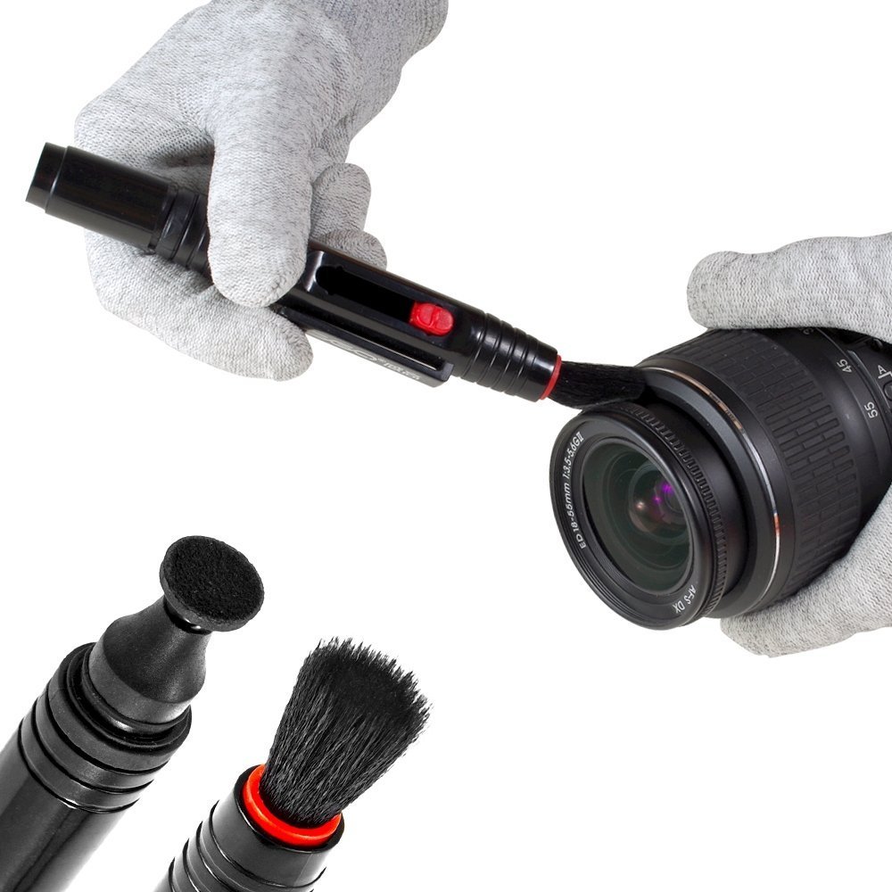 Kit de limpieza de cámara de 19 piezas para lente DSLR Cepillo de