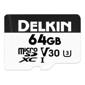 Memoria microSD Delkin 64 GB ADVANTAGE UHS-I microSDXC, V30, U3, 100 MB/s