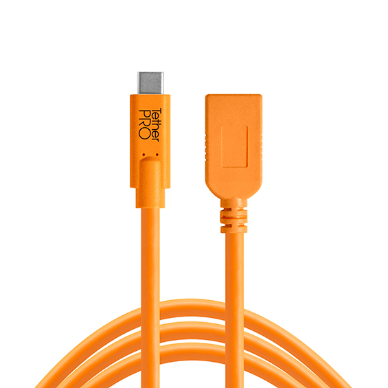 Cable de extensión Tether Tools TetherPro USB-C a USB-A 3.0, 4.6 metros