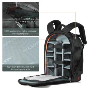 Mochila K&F Concept de 22 litros, camuflaje