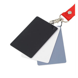 Kit de 3 tarjetas de balance de blancos (18x13cm)