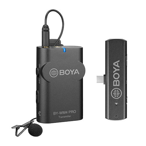 Micrófonos inalámbricos Boya BY-WM4 PRO K5 conector USB-C