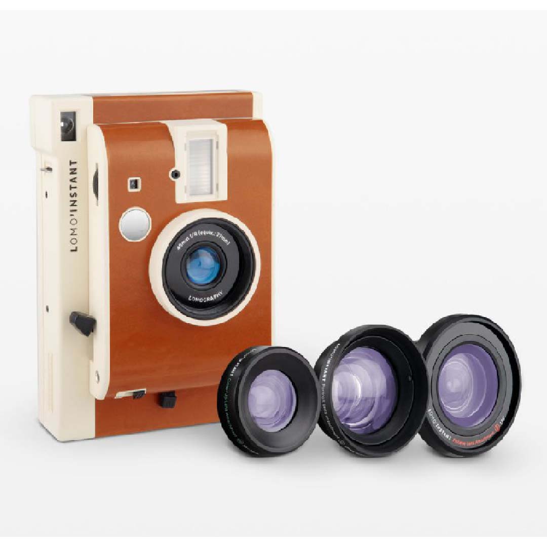 Kit de cámara Analógica Instantanea y lentes Lomo'Instant - Edicion Sanremo FotoAcces