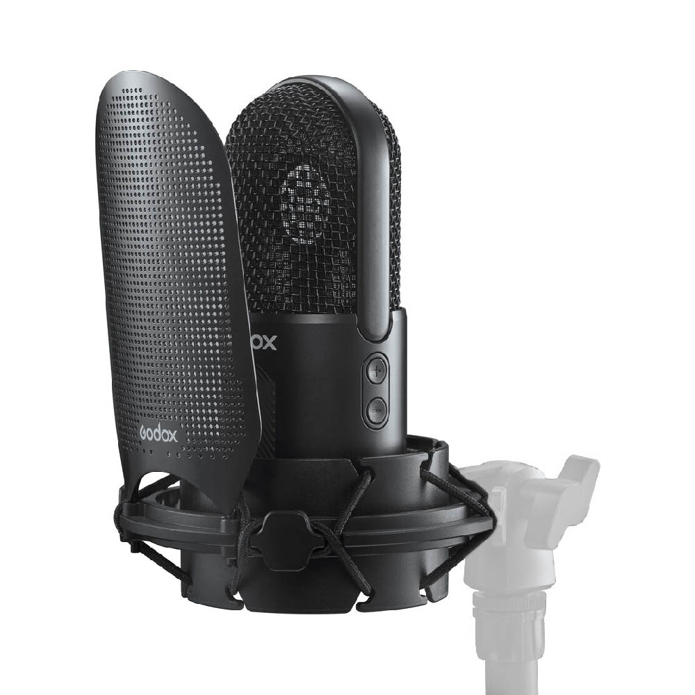Microfono condensador Godox UMic10 de gran diafragma, conexión USB