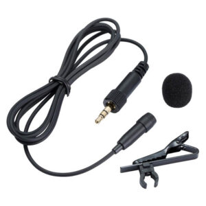 Micrófono corbatero onmidireccional Godox LMS-12 AXL, cable 1.2m, roscable, para WMicS1