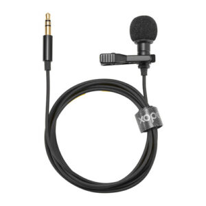 Micrófono corbatero onmidireccional Godox LMS-12 AX, cable 1.2m, para WMicS1