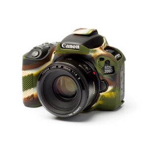 Carcasa de Silicon EasyCover para Canon 200D / 250D / SL2 / SL3 - Camuflaje
