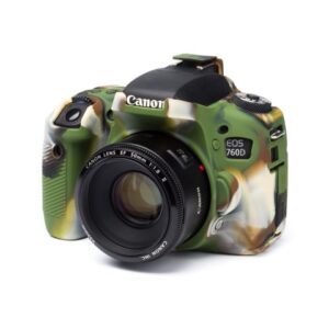 Carcasa de Silicon easyCover para Canon 760D T6s Camuflaje