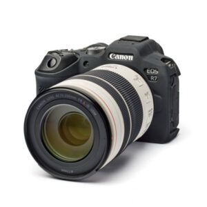 Carcasa de Silicon EasyCover para Canon R7 - Negro