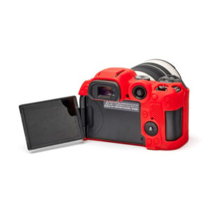 Carcasa de Silicon EasyCover para Canon R7 - Rojo