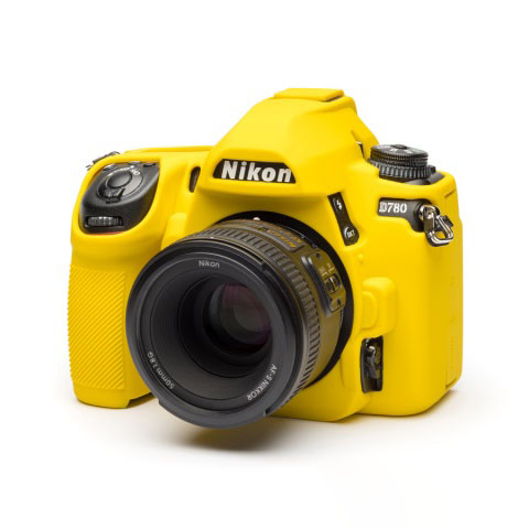 Carcasa de Silicon EasyCover para Nikon D780 – Amarillo
