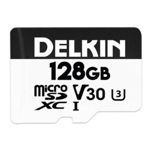 Memoria Delkin 128GB Hyperspeed microSD UHS-I SDXC U3 V30