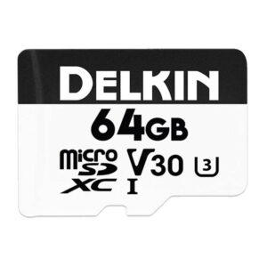 Memoria Delkin 64GB Hyperspeed microSD UHS-I SDXC U3 V30