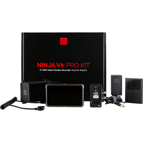 Kit Atomos Ninja V+ Pro Kit, 5.2″ 8K HDMI/SDI