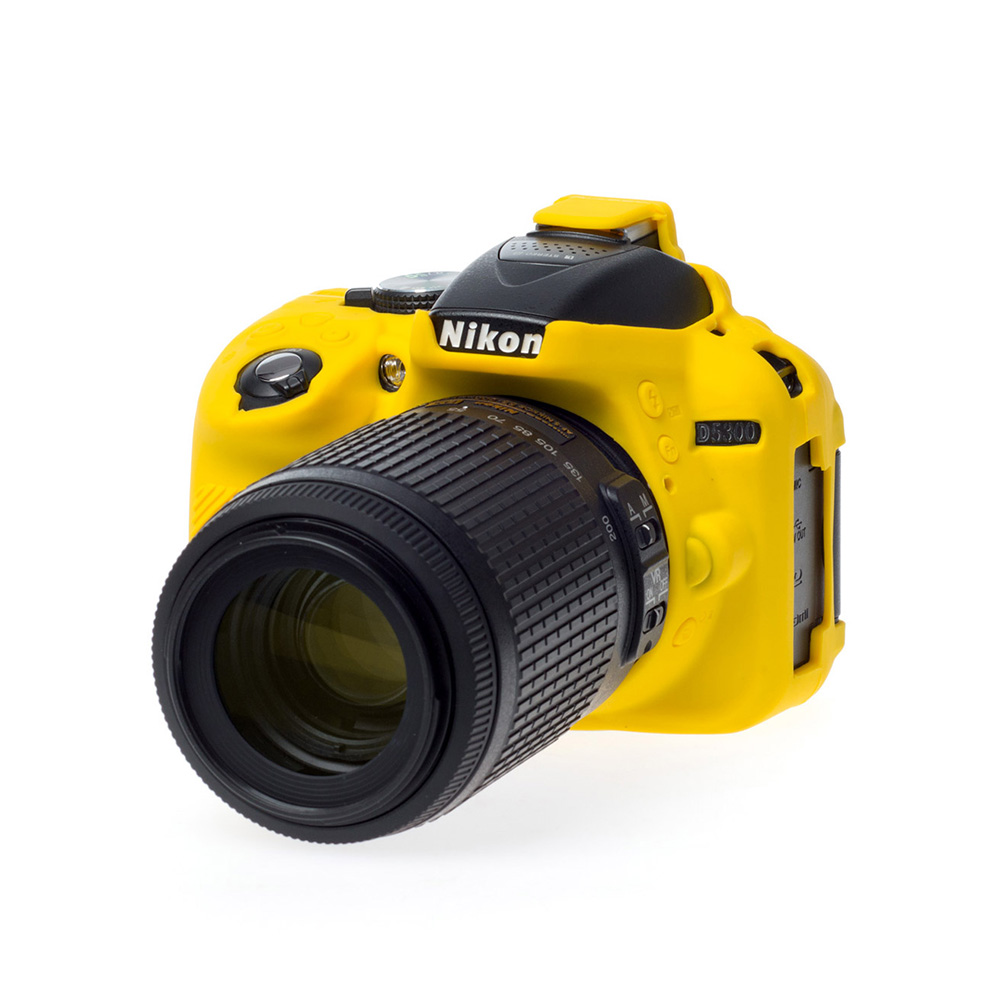 Carcasa de Silicon EasyCover para Nikon D5300 – Amarillo – ECND5300Y
