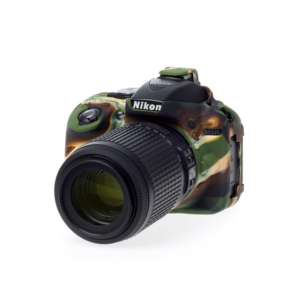 Carcasa de Silicon EasyCover para Nikon D5300 – Camuflaje – ECND5300C