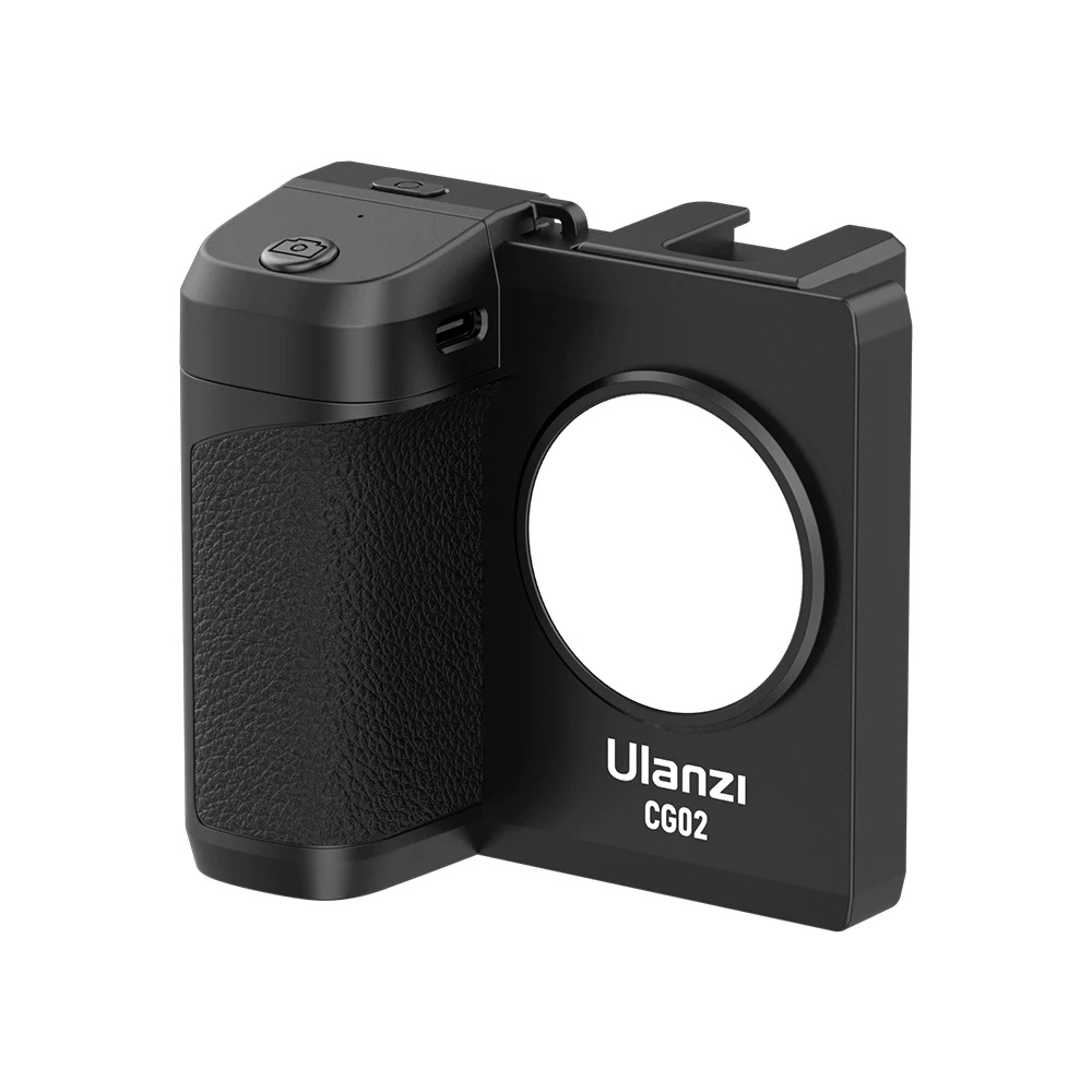 Ulanzi CG-02 mango con botón para foto, control remoto y luz led