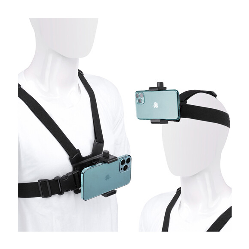 Arnes Ulanzi MP-2 de montaje para pecho y para cabeza con soporte para  Celular y Gopro - FotoAcces