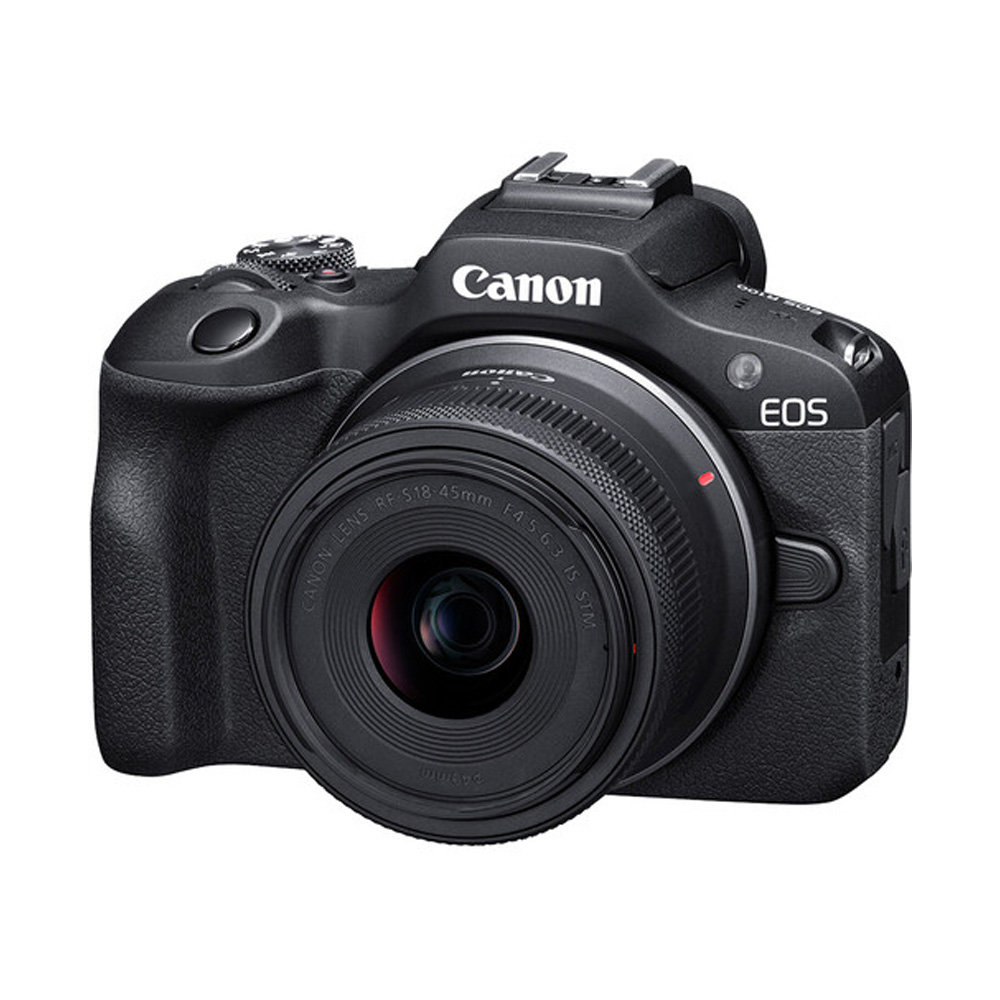 Cámara Mirrorless Canon R100 con lente RF-S 18-45mm IS STM