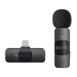 Micrófonos inalámbricos dobles Boya BY-V2 para iPhone