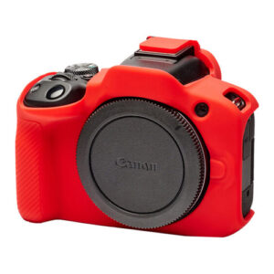 Carcasa de Silicon EasyCover para Canon R50 Rojo ECCR50R