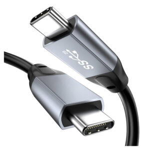 Cable rápido USB-C a USB-C de 2 metros, USB 3.2 Carga rapida 100W 20GBPS