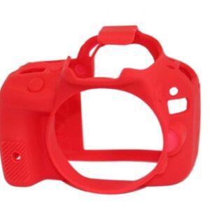 Carcasa de Silicon EasyCover para Canon 100D / SL1 - Rojo