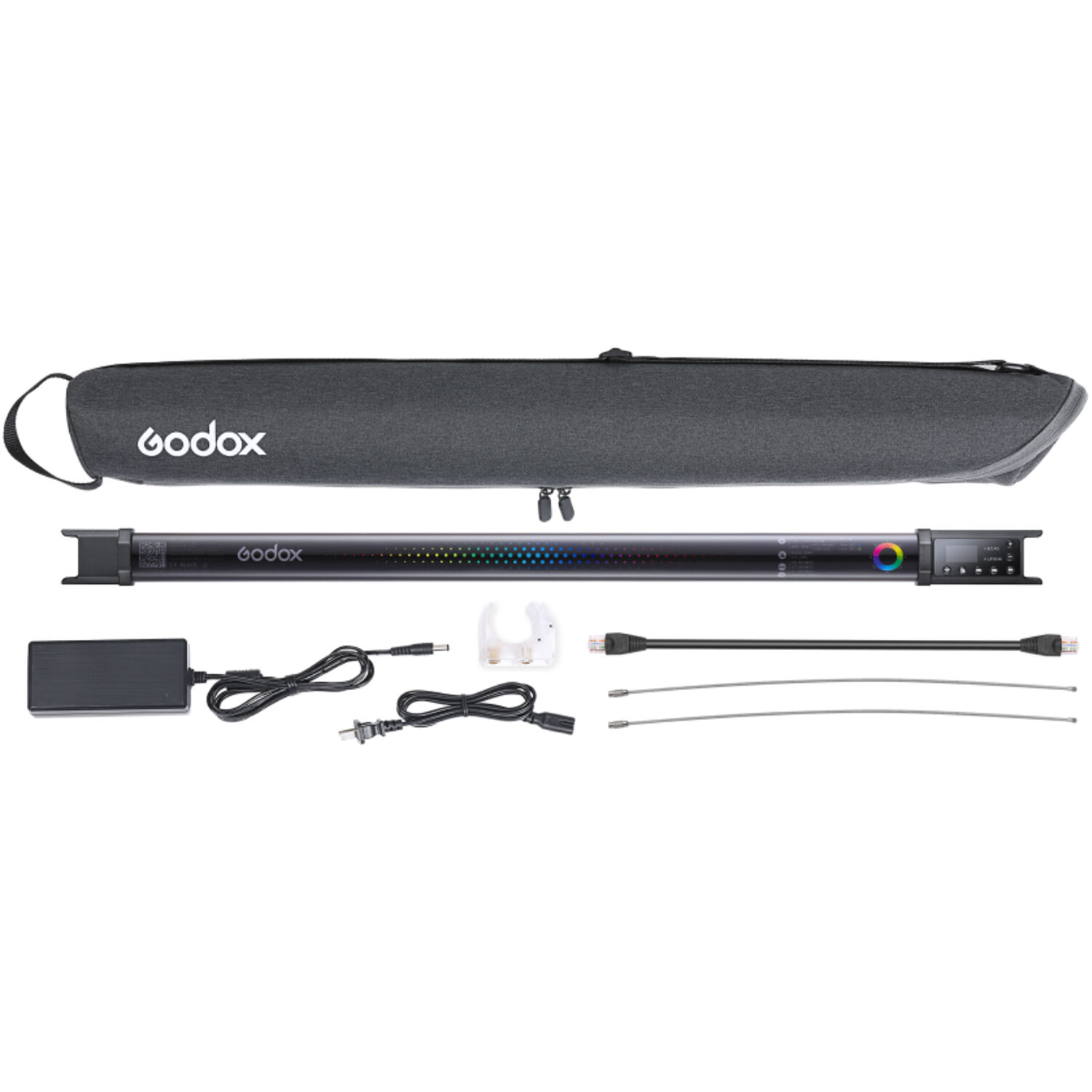 Barra LED RGB Godox TL60, batería de litio, 18 watts