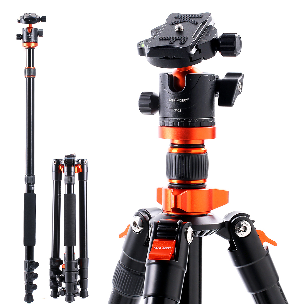 Trípode Monopod K&F Concept K254A3, 175cm, 10kg. (KF09.089V1)
