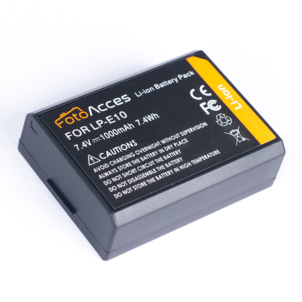 Bateria FotoAcces LP-E10 1000 mAh para Canon