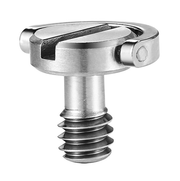 Tornillo de 1/4" en D para galletas quick release, de 10.5mm