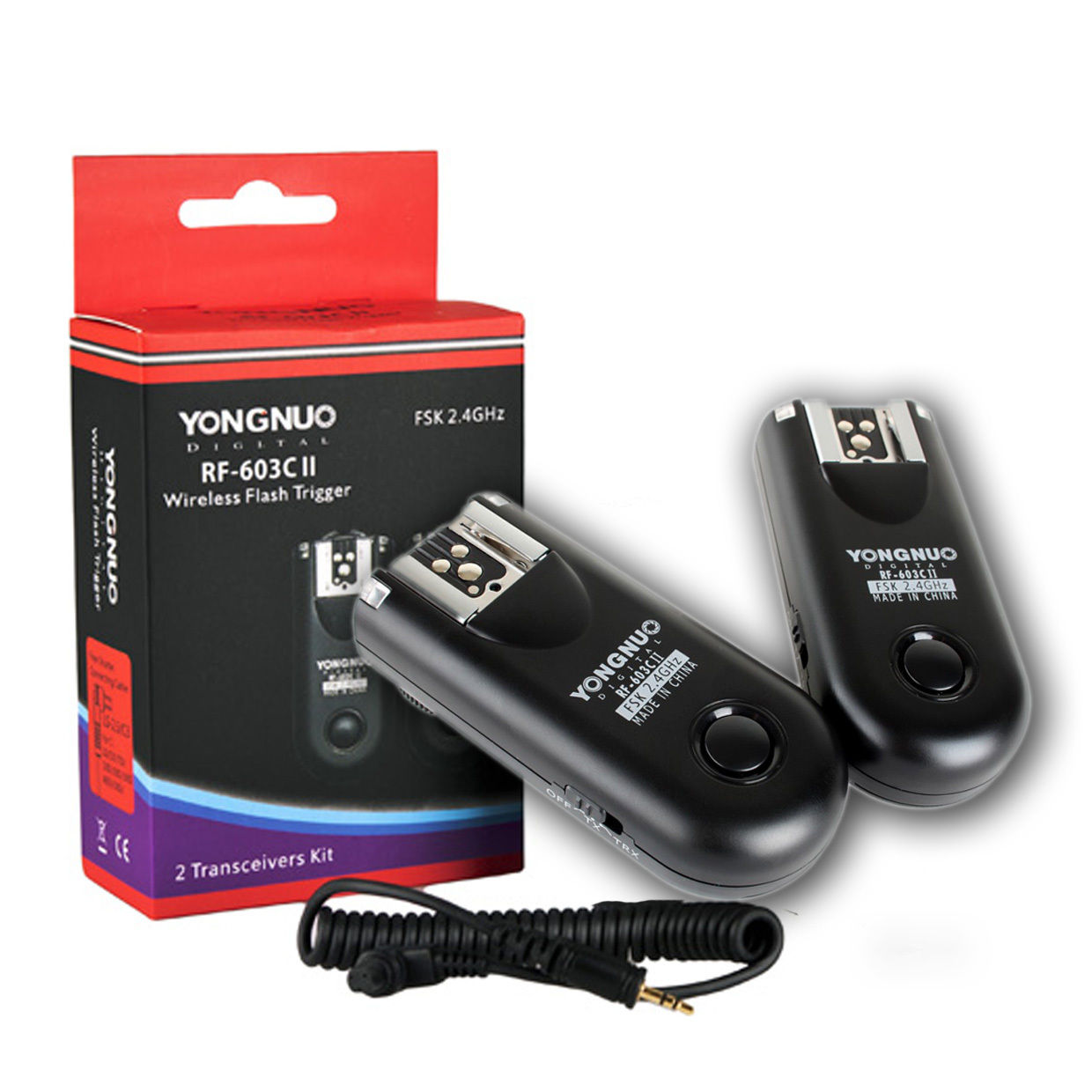 Kit de disparadores triggers Yongnuo RF603CII C3 para Canon